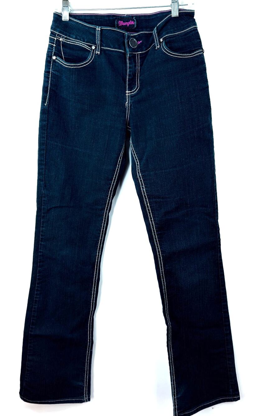 Wrangler Q-Baby Ultimate Riding Bootcut Rhinestone Western Jeans Size 3/4 x 36